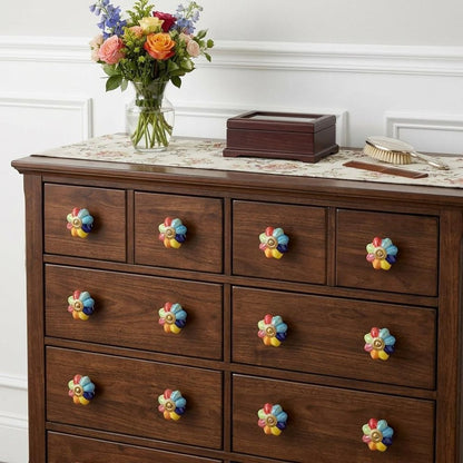 1.5" X 1.5" X 1.5" Green Blue Red And Yellow  Knobs 12 Pack