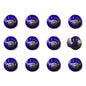Set of Twelve Navy Blue Ceramic Drawer Pull Knobs