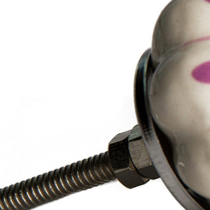 1.5" X 1.5" X 1.5" Hues Of Gray Cream And Silver  Knobs 8 Pack