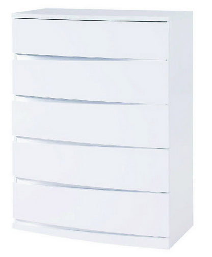 32" Exquisite White High Gloss Chest