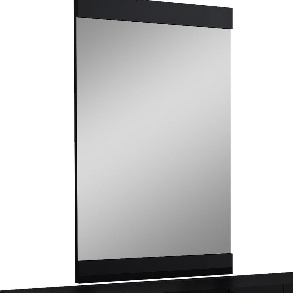 30" Superb Black High Gloss Dresser