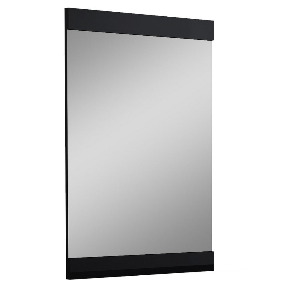 45" Black Framed Accent Mirror