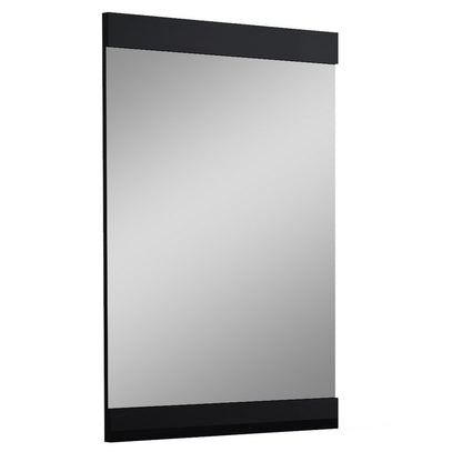 45" Black Framed Accent Mirror