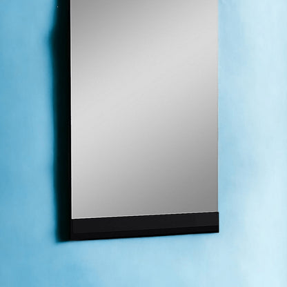 45" Black Framed Accent Mirror
