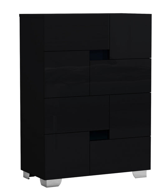 44" Superb Black High Gloss Chest