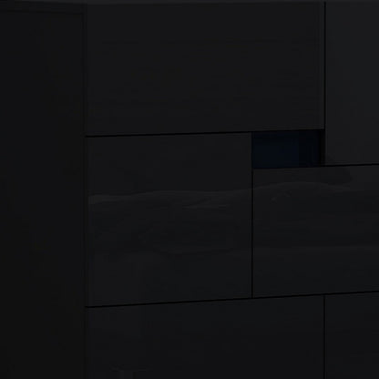44" Superb Black High Gloss Chest