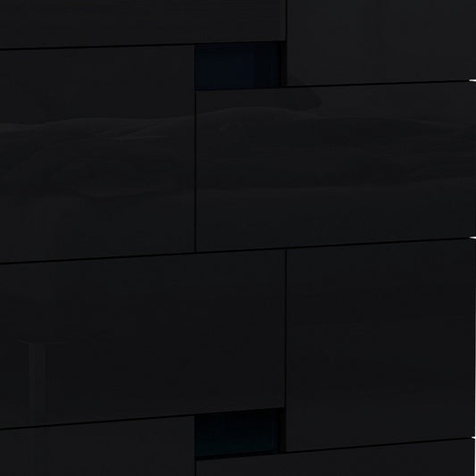 44" Superb Black High Gloss Chest