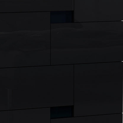44" Superb Black High Gloss Chest