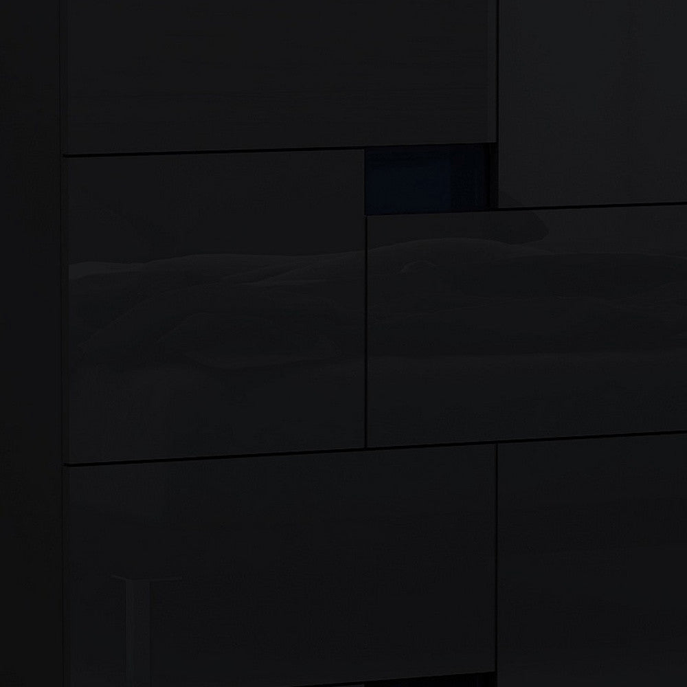 44" Superb Black High Gloss Chest