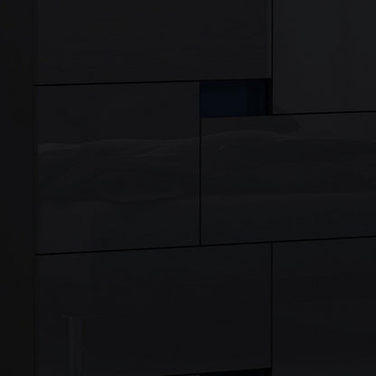 44" Superb Black High Gloss Chest