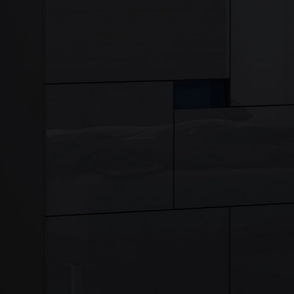 44" Superb Black High Gloss Chest