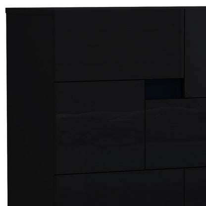 44" Superb Black High Gloss Chest