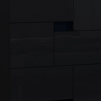 44" Superb Black High Gloss Chest