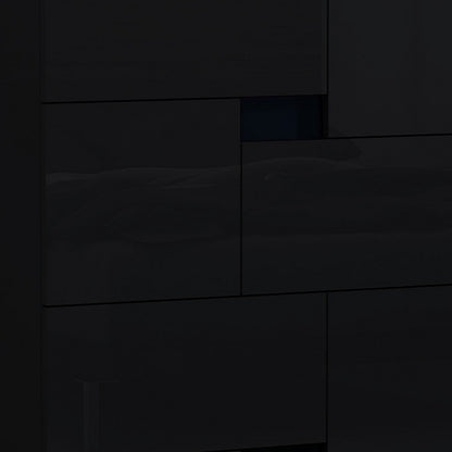 44" Superb Black High Gloss Chest