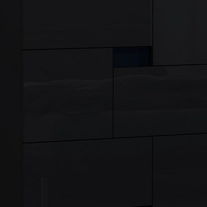 44" Superb Black High Gloss Chest