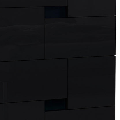 44" Superb Black High Gloss Chest
