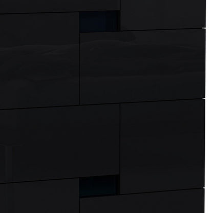 44" Superb Black High Gloss Chest
