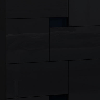 44" Superb Black High Gloss Chest