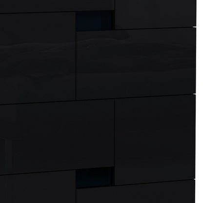 44" Superb Black High Gloss Chest