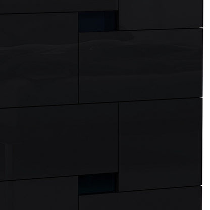 44" Superb Black High Gloss Chest