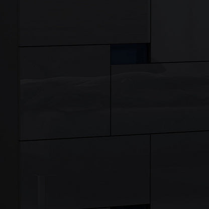 44" Superb Black High Gloss Chest