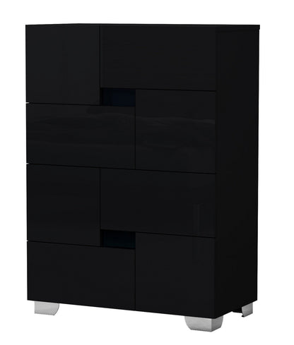 44" Superb Black High Gloss Chest