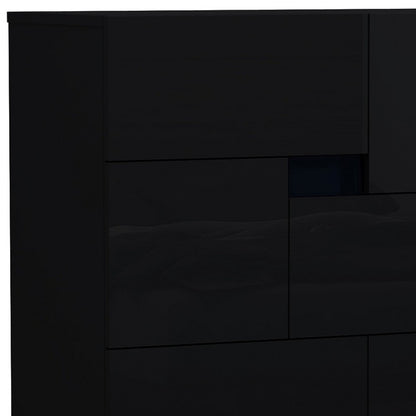 44" Superb Black High Gloss Chest