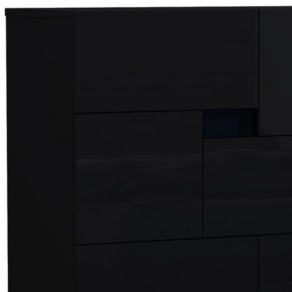 44" Superb Black High Gloss Chest