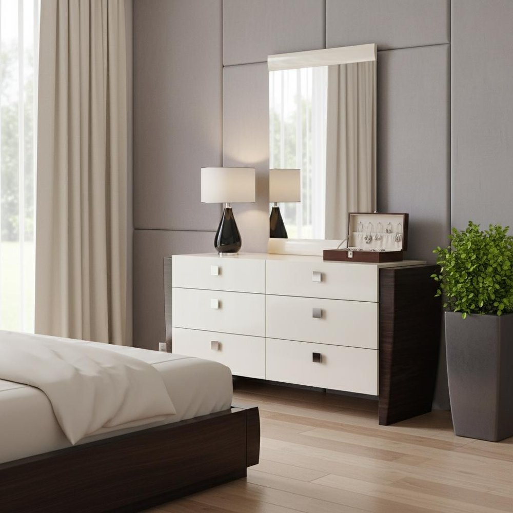39" Beige Five Drawer
