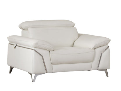 51" Gray Chair and a Half