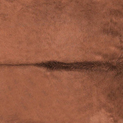 6' X 7' Brown Cowhide Area Rug
