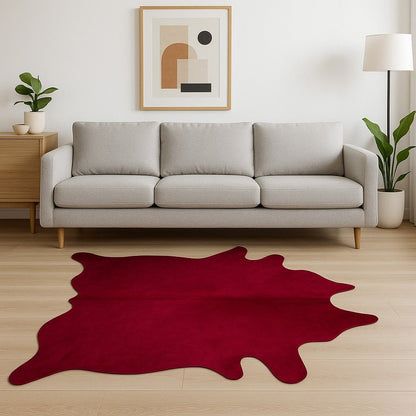 6' X 7' Brown Cowhide Area Rug