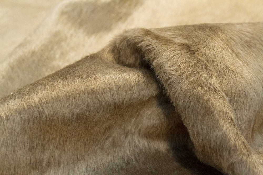 6' X 7' Brown Cowhide Area Rug