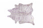 6' X 7' Gray Cowhide Cowhide Print Area Rug