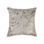 18" X 18" X 5" Chocolate And Gold  Pillow