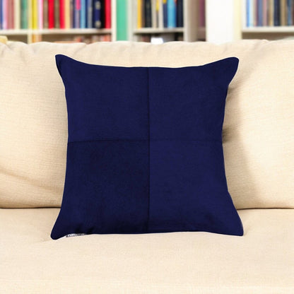 18" Natural And Gold Cowhide Throw Pillow