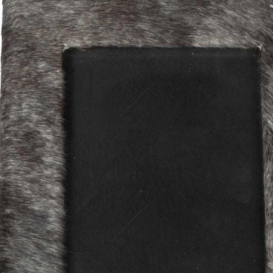 4" x 6" Natural Cowhide Tabletop Picture Frame with Mat