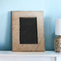 8" x 10" Natural Cowhide Tabletop Picture Frame