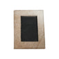 8" x 10" Natural Cowhide Tabletop Picture Frame with Mat