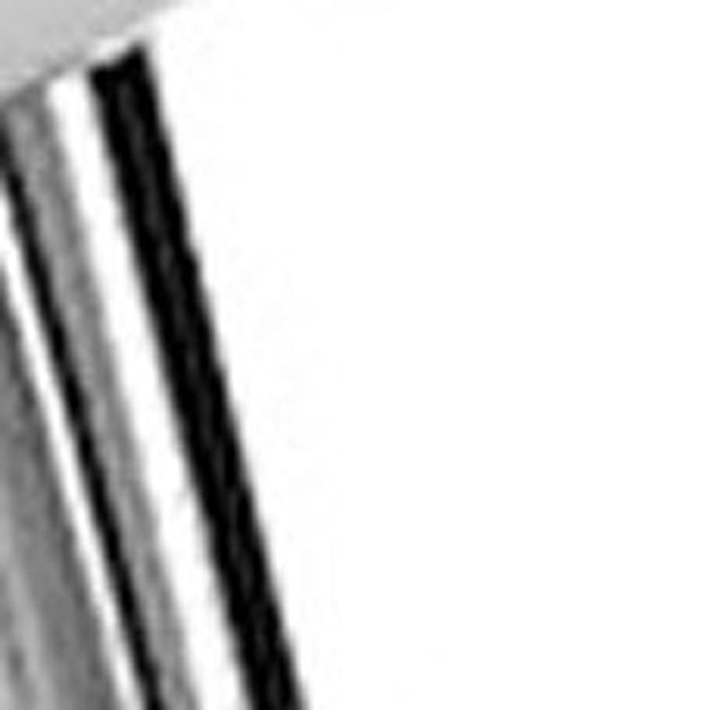 Set of Two Black And Silver Upholstered Faux Leather Dining Side Chairs