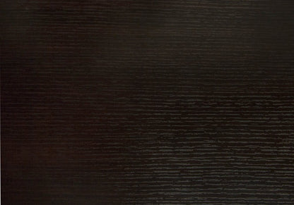 24" Dark Brown Wood And Metal End Table With Shelf