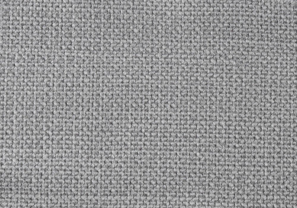 Light Gray And Silver Fabric And Metal Low Back Bar Chair