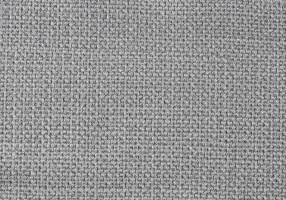 Light Gray And Silver Fabric And Metal Low Back Bar Chair