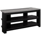 42" White Open shelving TV Stand