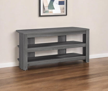 42" White Open shelving TV Stand