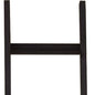 Brown Wood Four Tier Ladder Bookcase