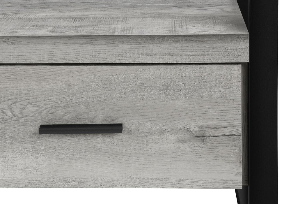 59" Black Cabinet Enclosed Storage TV Stand