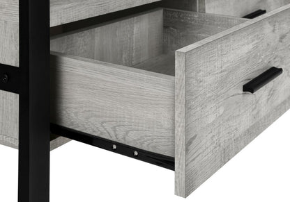 59" Black Cabinet Enclosed Storage TV Stand