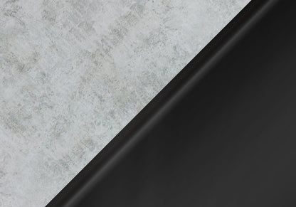 24" Black And Gray Wood And Metal End Table With Drawer