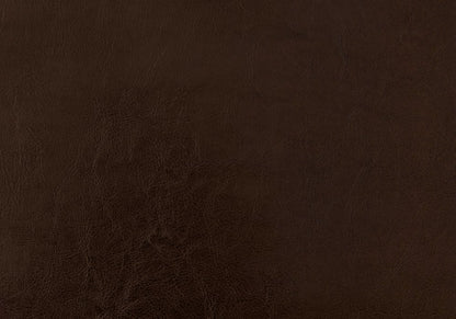 Brown Twin Tufted Upholstered Faux Leather Bed Frame
